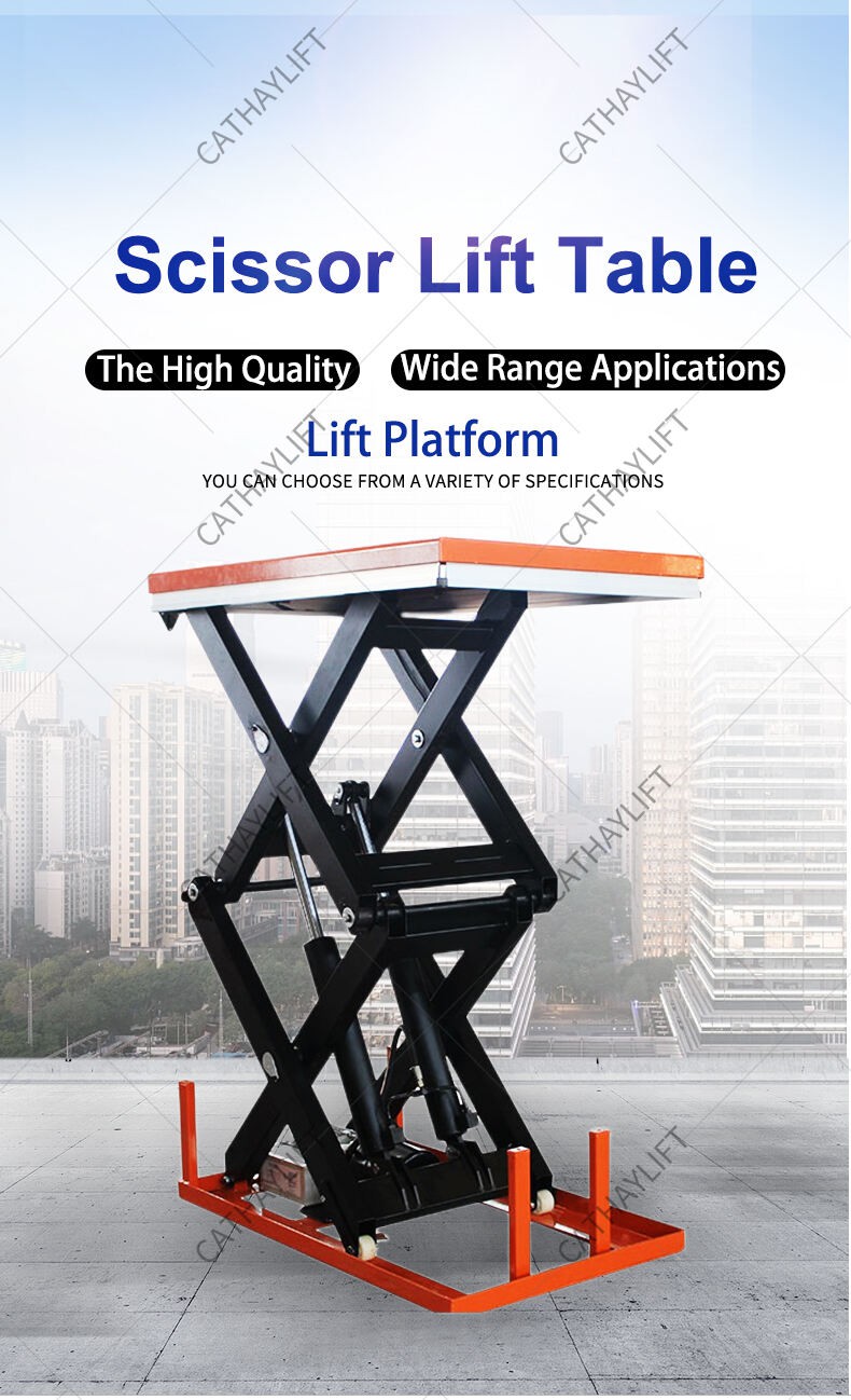 Stationary scissor lift table-Shandong Cathay Machinery Ltd cathaylift 2