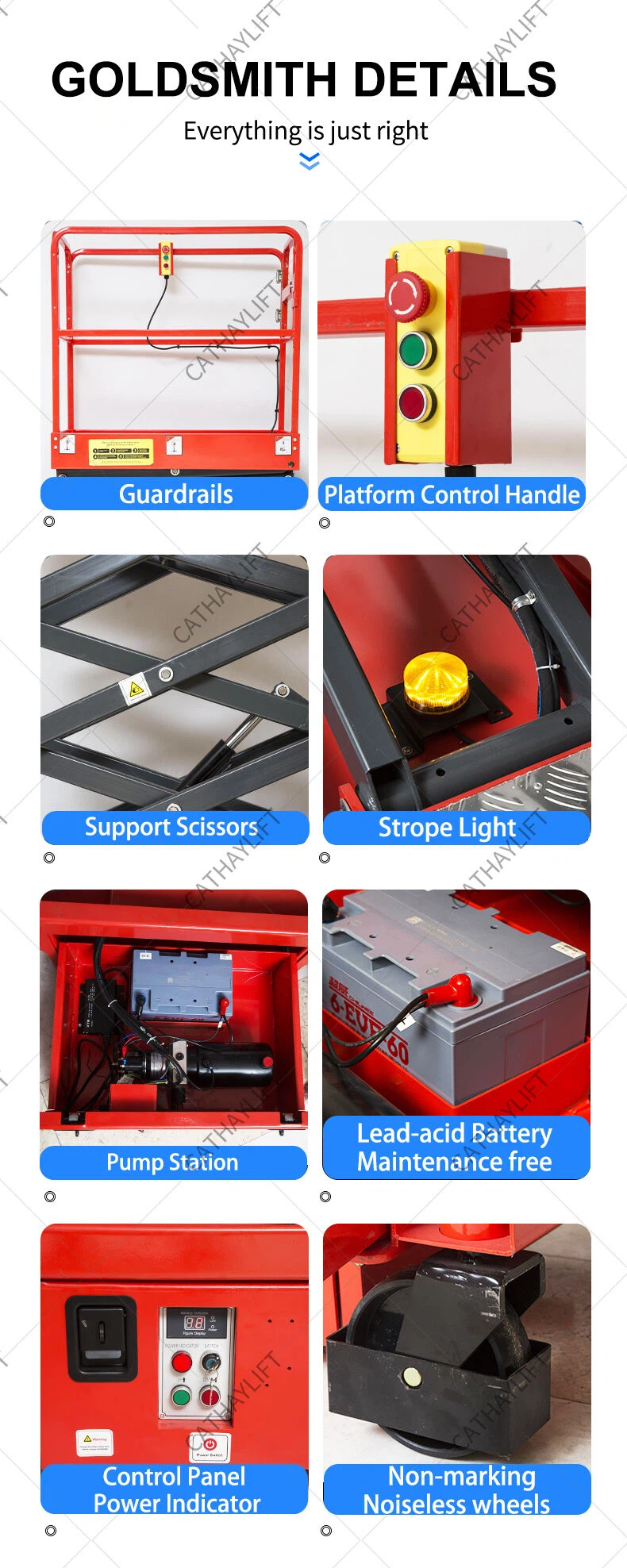 Push around mini scissor lift-Shandong Cathay Machinery Co., Ltd  (2)