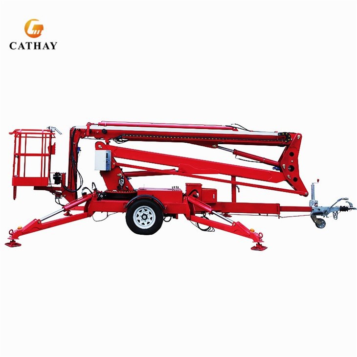 Aerial Towable Electric Mobile Boom Lift