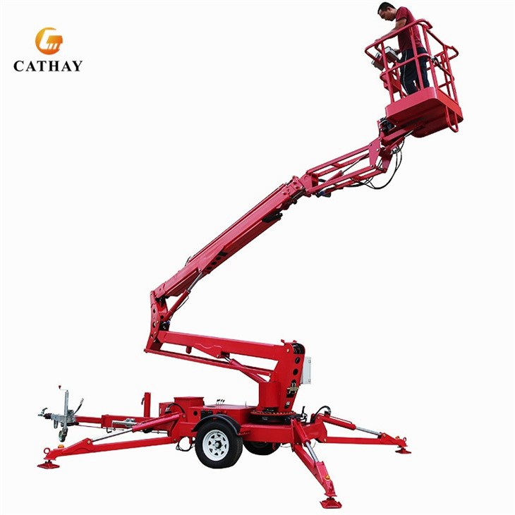 Aerial Towable Electric Mobile Boom Lift