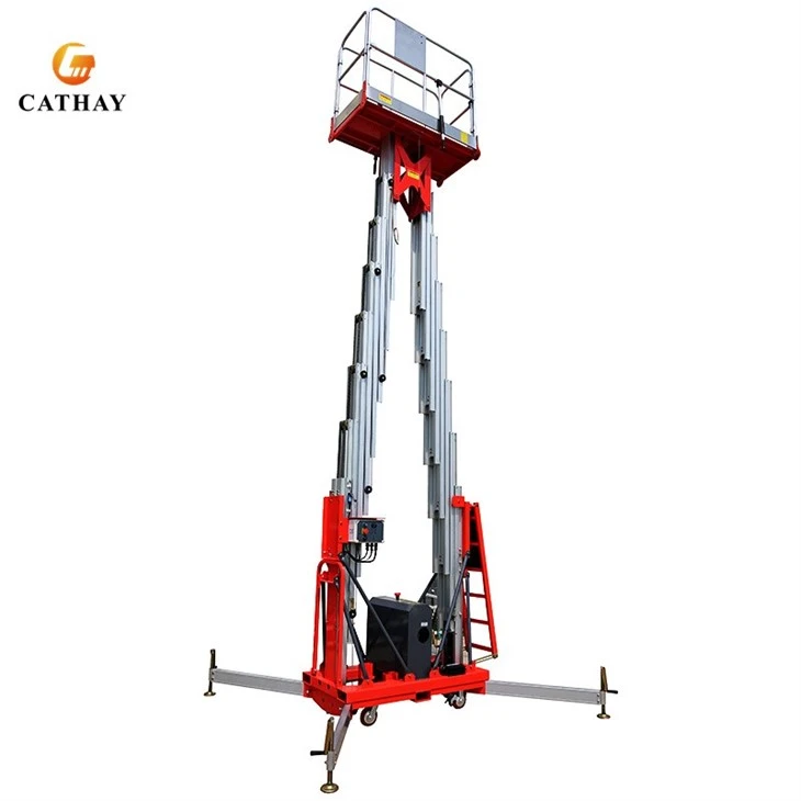 Dual Mast Aluminum Man Lift