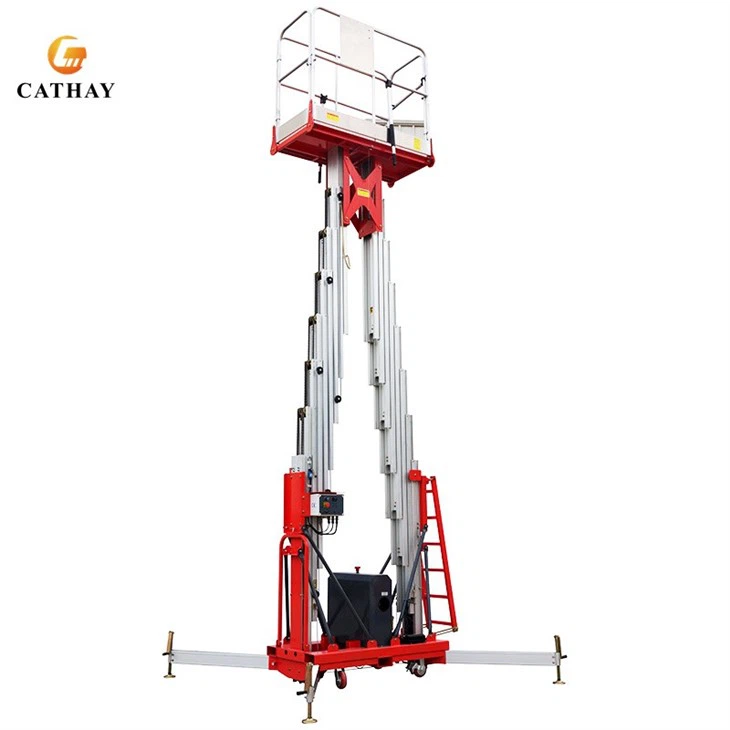 High End Aluminum Lift-Dual Mast Model